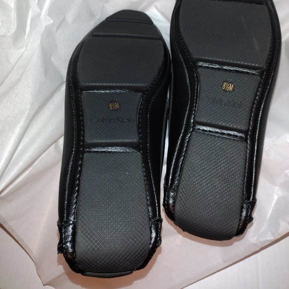 NWB/ CALVIN KLEIN, MAGNUS, BLACK LEATHER LOAFERS, MEN/ SIZE 8.5 main image 7